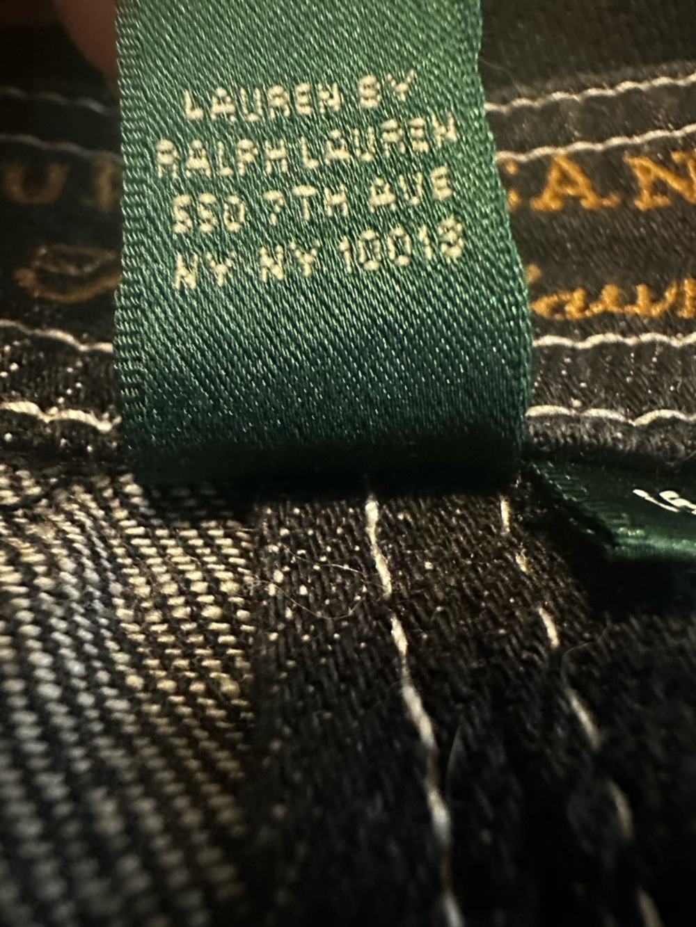 Lauren by Ralph Lauren Size 16 Cotton Denim Dress NWOT - Picture 8 of 10
